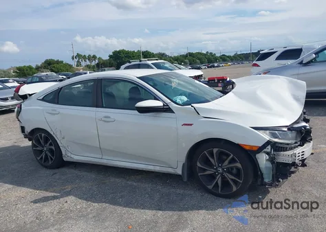 2020 Honda Civic Sport из США, поврежденный, VIN 2HGFC2F80LH506147